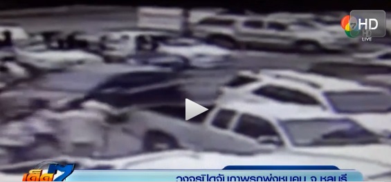 คลิปเหยียบเบรกผิด พุ่งชนสาววัย 20 สาหัส