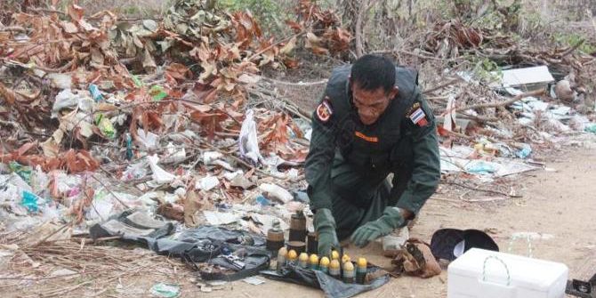 พบระเบิด ปืนกลางเมืองระยอง