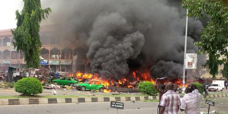 ระเบิดศูนย์การค้ากลางกรุงไนจีเรีย ดับ 21 ศพ