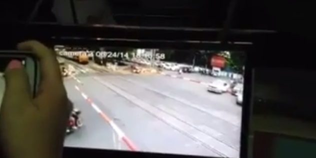 นักศึกษาสาวหวิดถูกรถไฟทับ-หน้าสถานีดับเพลิงดุสิต