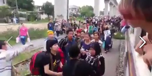 แรงงานเขมรตื่นข่าวลือ!