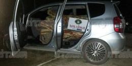 กวดจับรถแจ๊ซ ขนไม้พะยูงเต็มคัน