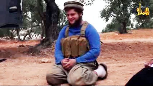 อัลไคด้าแพร่คลิปหนุ่มมะกันเข้าร่วมบึ้มพลีชีพ เผยทหารซีเรียถูกฆ่า50-ตัดหัว