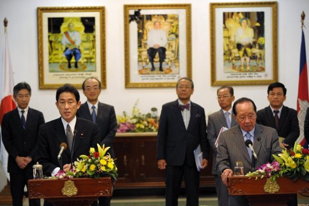 กัมพูชาแถลงปฏิเสธหนุนแผนปรับบทบาททางทหารของญี่ปุ่น