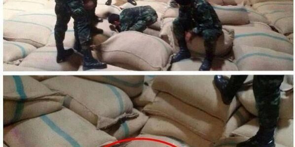 ว่อนเน็ต ภาพกล่องไม้สอดไส้ไว้แทนกระสอบข้าว