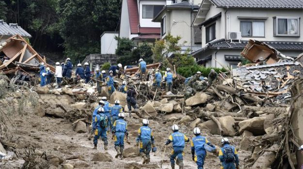 ดินถล่มฮิโรชิมา ดับแล้ว 36 ศพ