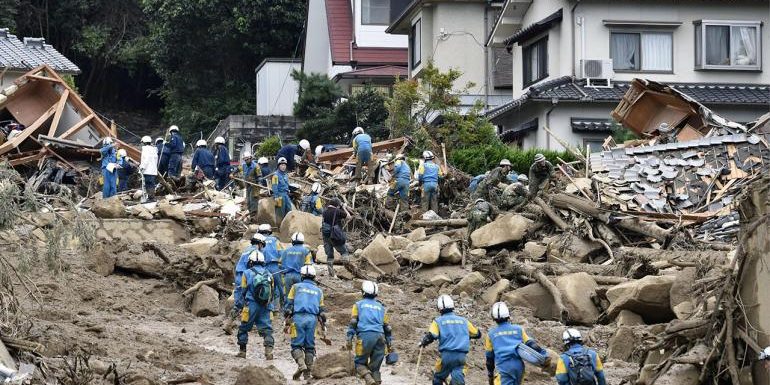 ดินถล่มฮิโรชิมา ดับแล้ว 36 ศพ