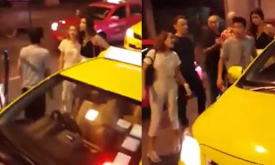 แท็กซี่ไม่รับผู้โดยสารด่าหยาบ สาวสวนกลับดุเดือด