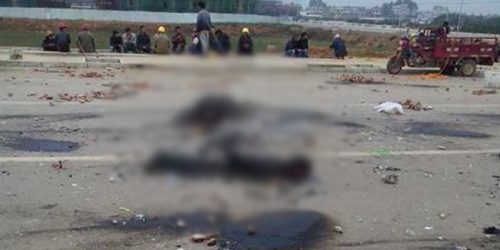 พิพาทโหด ชาวบ้านจีนจับคนงานก่อสร้างเผาทั้งเป็น ตาย 8