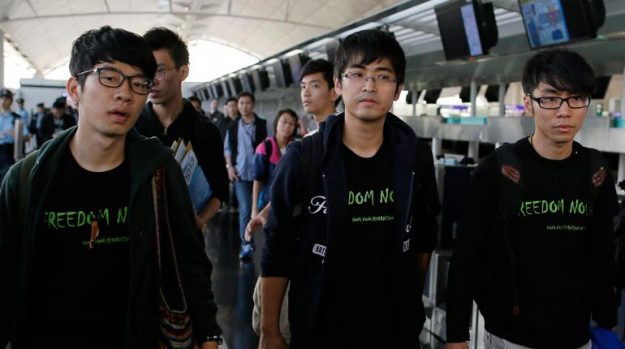 3 แกนนำนักศึกษาฮ่องกง