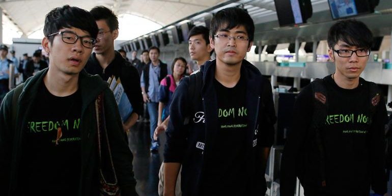 3 แกนนำนักศึกษาฮ่องกง