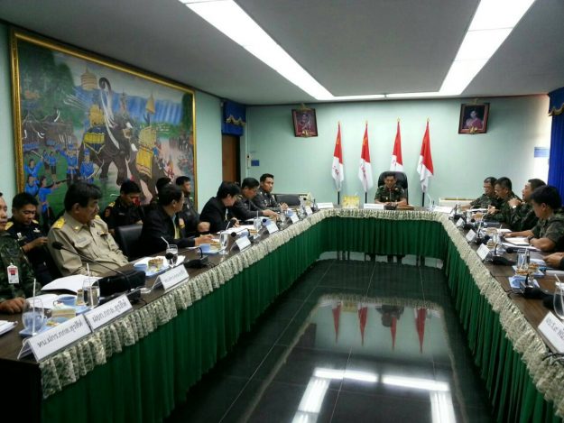 ประชุมหาแนวทางการจัดระเบียบบริเวณจุดผ่านแดนถาวรช่องทางพุน้ำร้อน